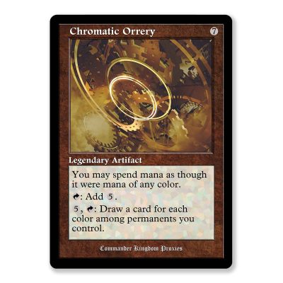 Chromatic Orrery | Vintage Custom MTG Proxy Card