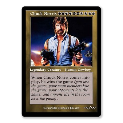 Chuck Norris | Vintage Custom MTG Proxy Card