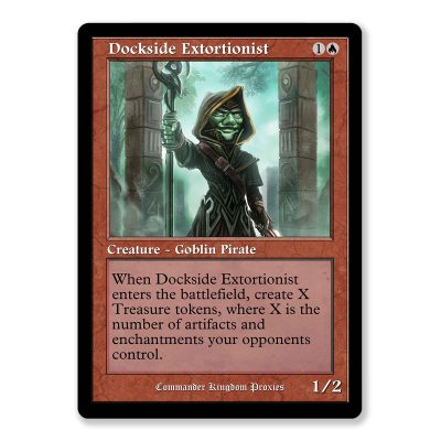 Dockside Extortionist | Vintage Custom MTG Proxy Card