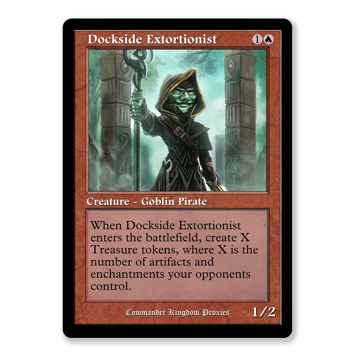 Dockside Extortionist | Vintage Custom MTG Proxy Card