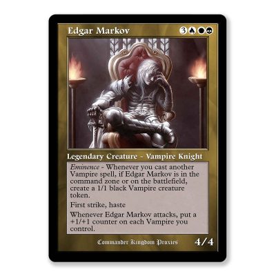 Edgar Markov | Vintage Custom MTG Proxy Card