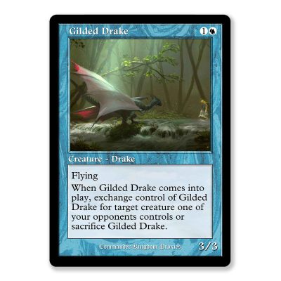 Gilded Drake | Vintage Custom MTG Proxy Card
