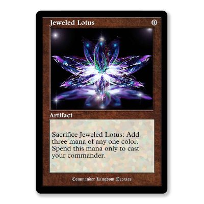Jeweled Lotus | Vintage Custom MTG Proxy Card