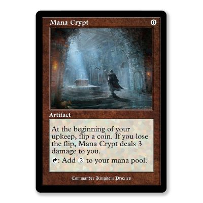 Mana Crypt | Vintage Custom MTG Proxy Card