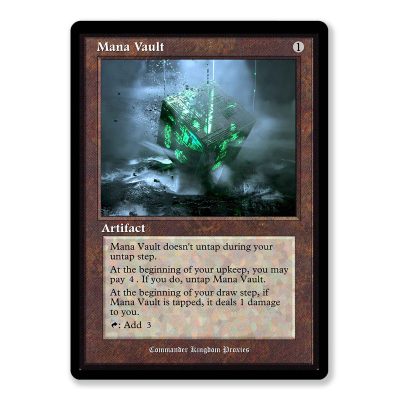 Mana Vault | Vintage Custom MTG Proxy Card