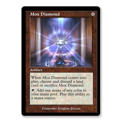 Mox Diamond | Vintage Custom MTG Proxy Card