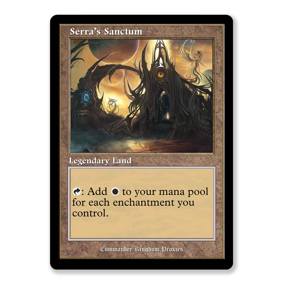 Serras Sanctum | Vintage Custom MTG Proxy Card