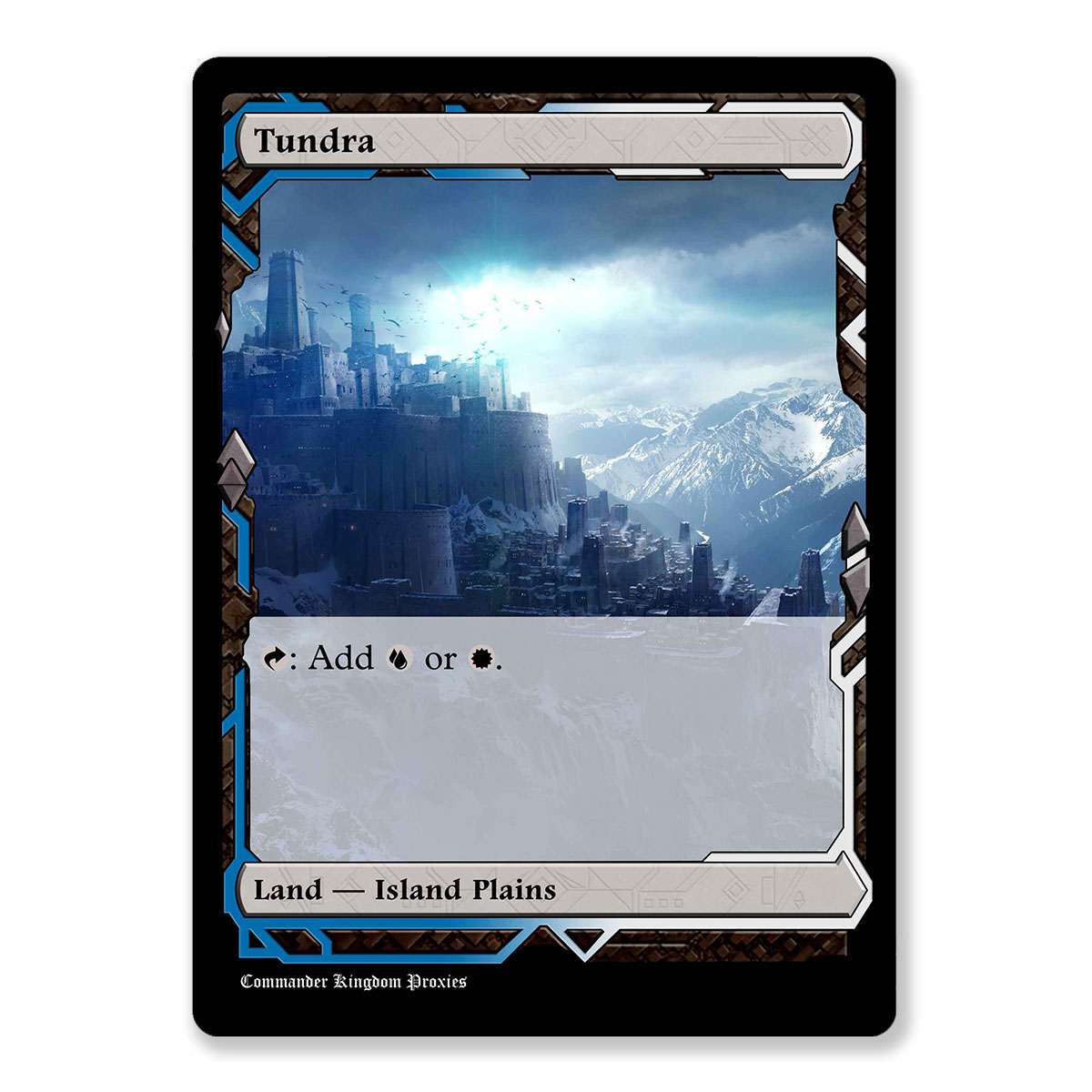 Tundra | Dual Land | Expeditions Custom MTG Proxy Card