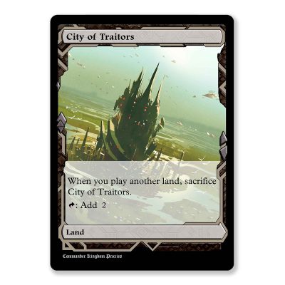 City of Traitors | Expeditions Custom MTG Proxy Card