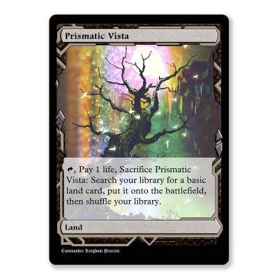 Prismatic Vista | Expeditions Custom MTG Proxy Card