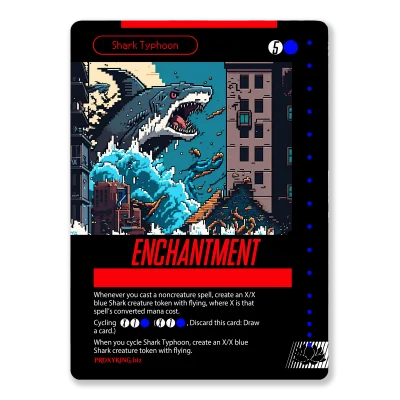 Blue SNES MTG Template