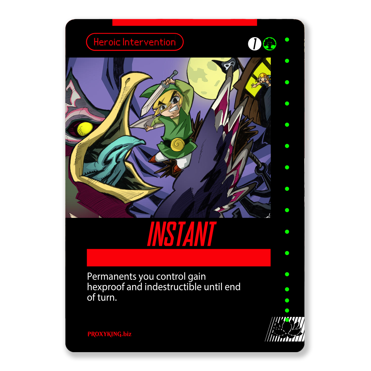 Green SNES MTG Template