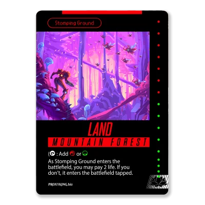 Land SNES MTG Template