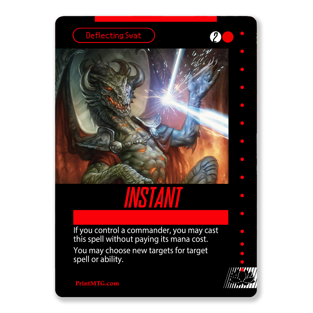 Red SNES MTG Template