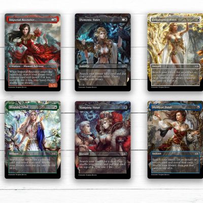 MTG Tutors MTG Custom Art – Full Art Style Set