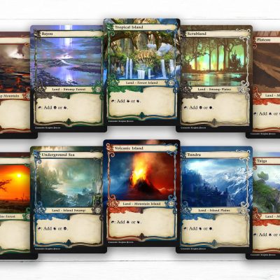 Dual Lands MTG Custom Art – Adventure Style Set