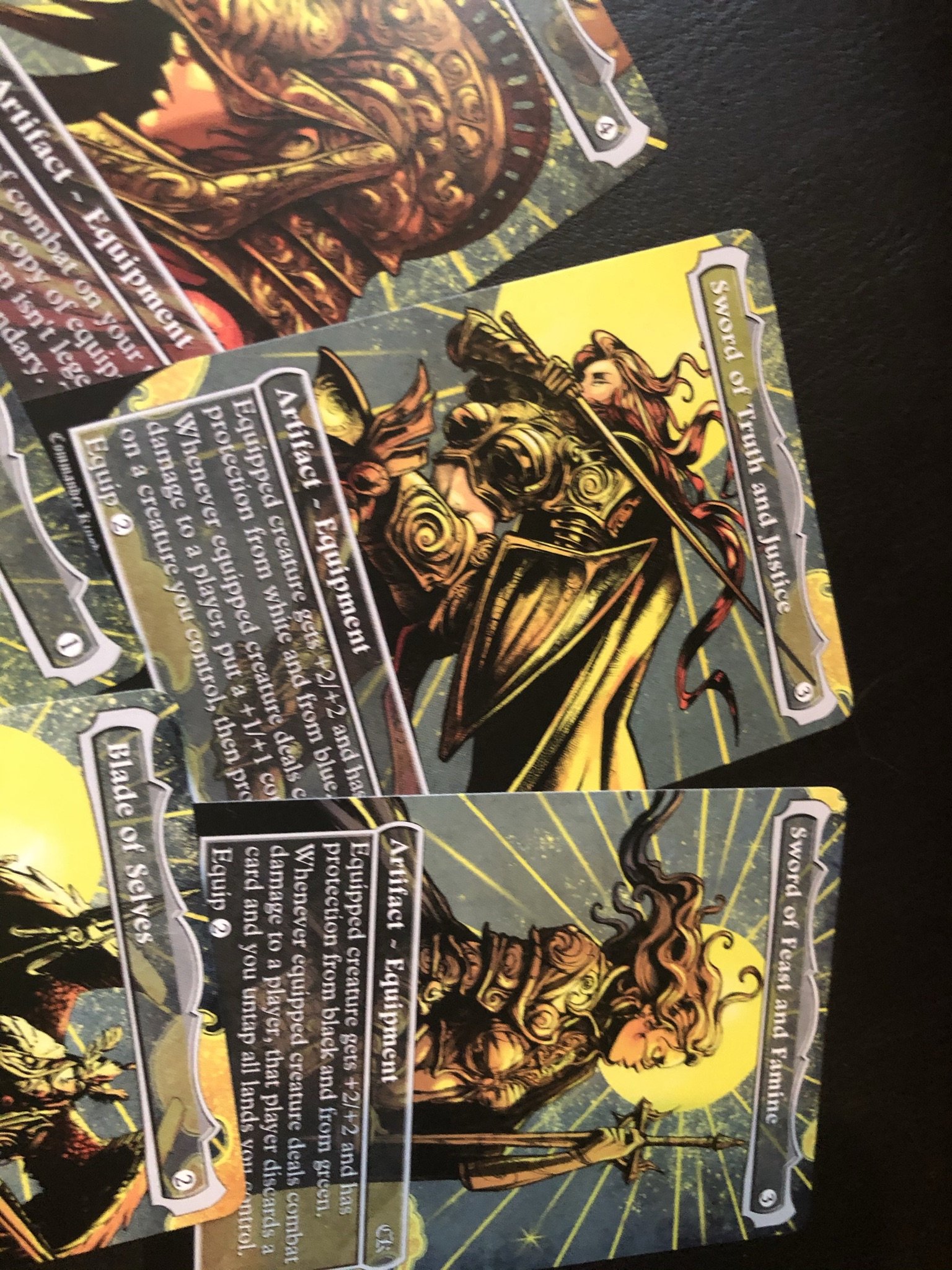 Equipment Set MTG Custom Art - Full Art Style - Image 3