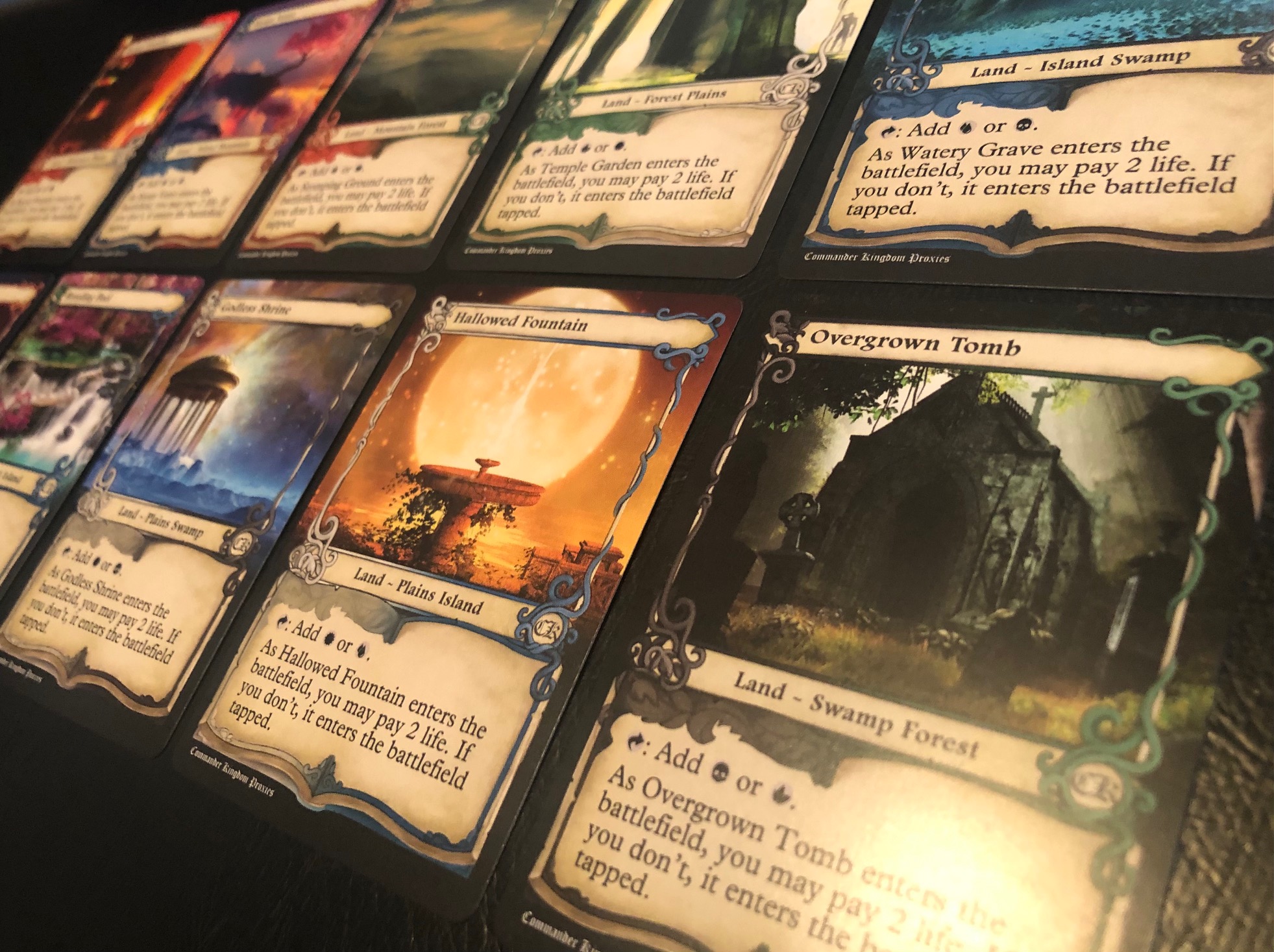 Shock Lands MTG Custom Art - Adventure Style Set - Image 4