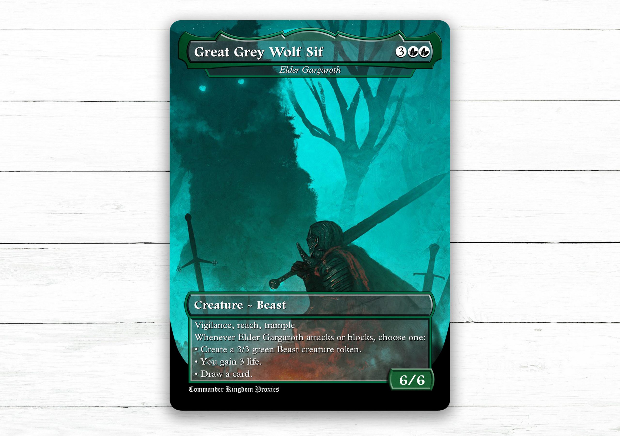 Dark Souls MTG Custom Art - Full Art Style Set - Image 5