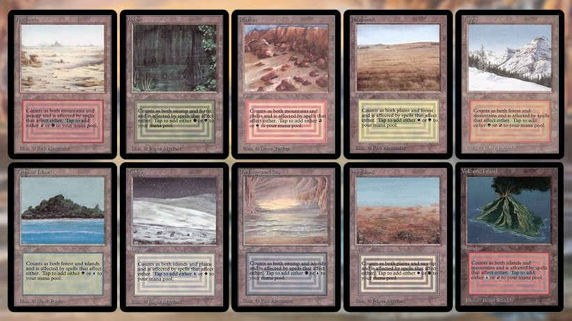 Beta Dual Land Set of 10