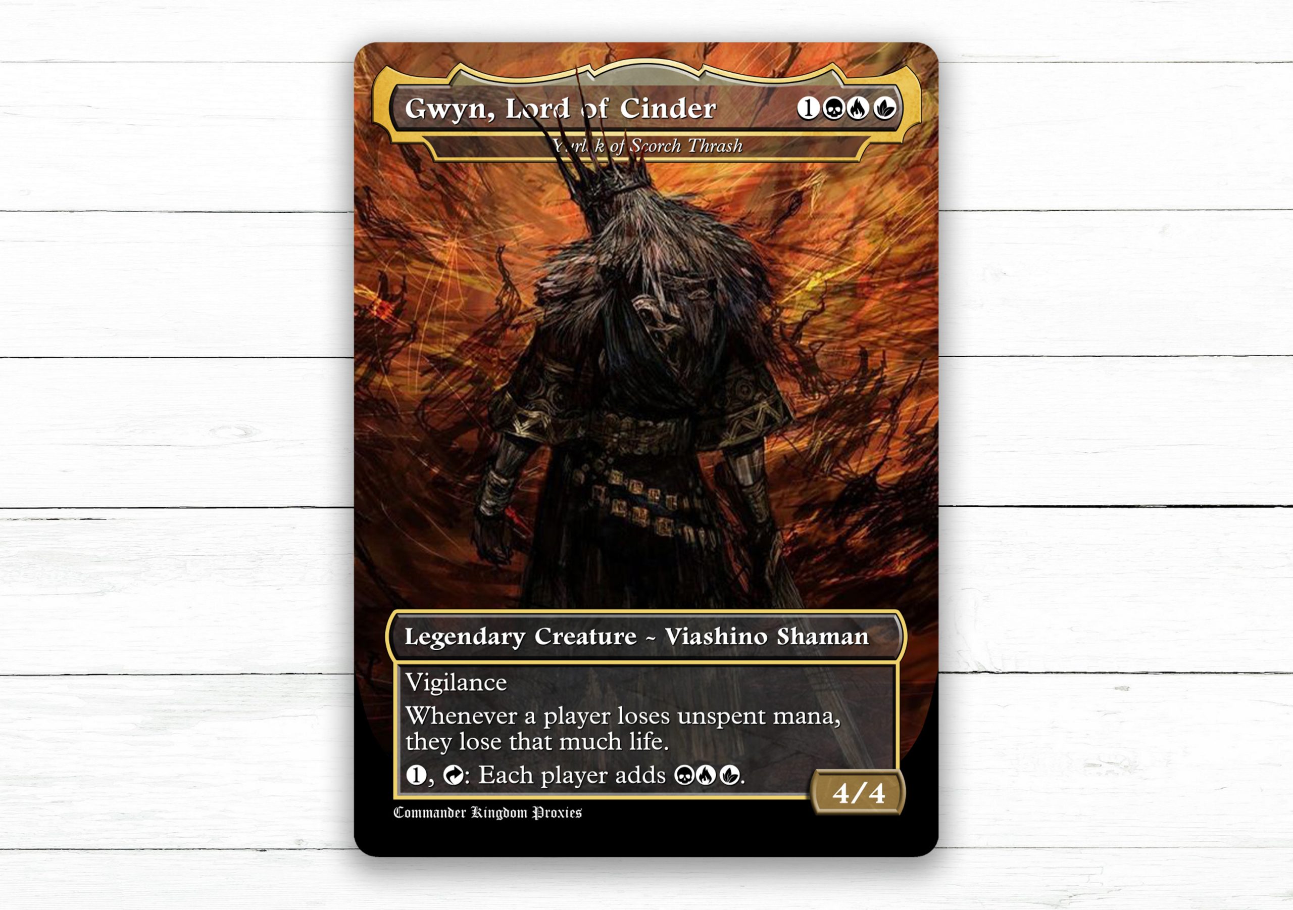 Dark Souls MTG Custom Art - Full Art Style Set - Image 9